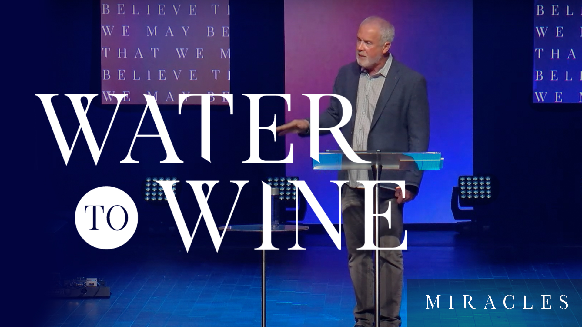 Water to Wine Miracles pt. 1